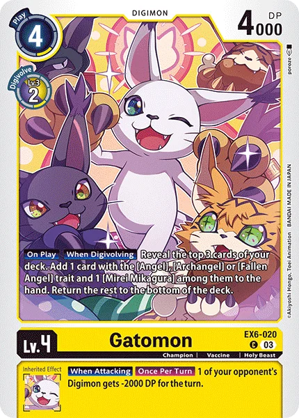 Gatomon 「EX6-020」「EN」