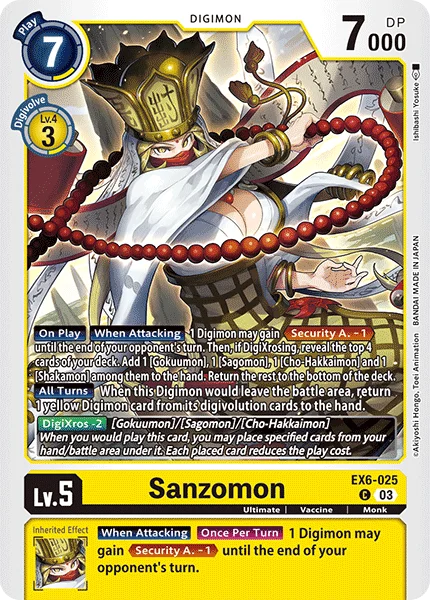 Sanzomon 「EX6-025」「EN」