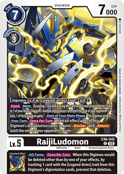 RaijiLudomon 「EX6-042」「EN」