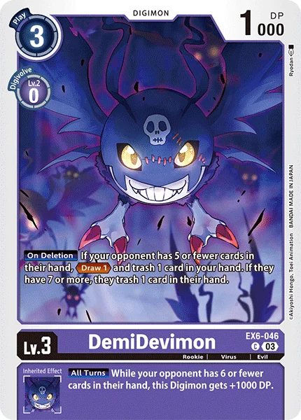 DemiDevimon 「EX6-046」「EN」