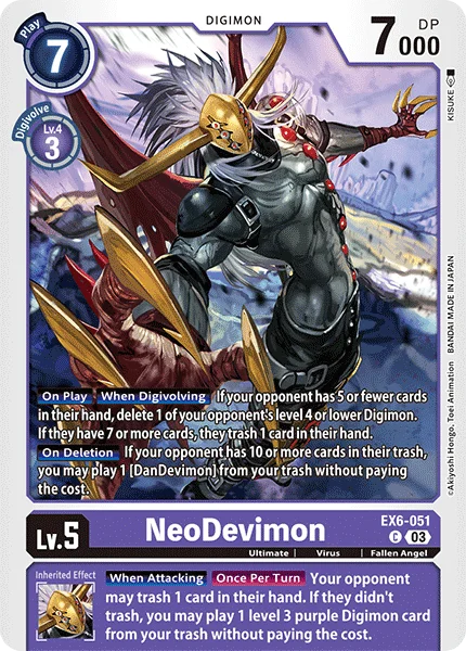 NeoDevimon 「EX6-051」「EN」