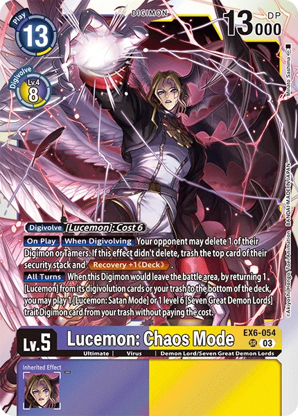 Lucemon: Chaos Mode 「EX6-054」「EN」