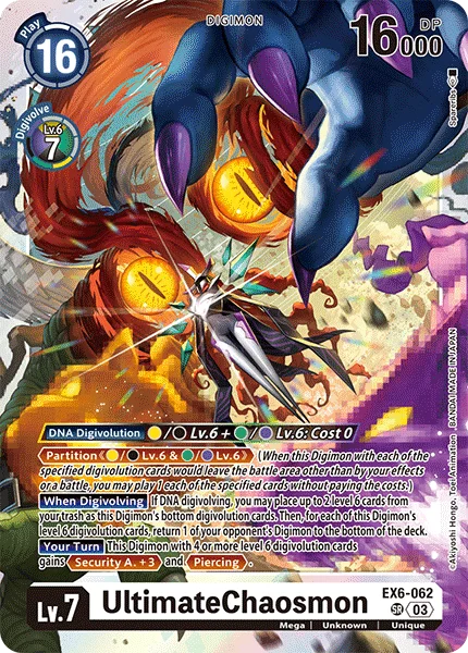 UltimateChaosmon 「EX6-062」「EN」
