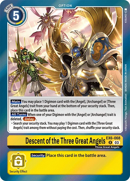 Descent of the Three Great Angels 「EX6-068」「EN」