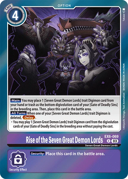 Rise of the Seven Great Demon Lords 「EX6-069」「EN」