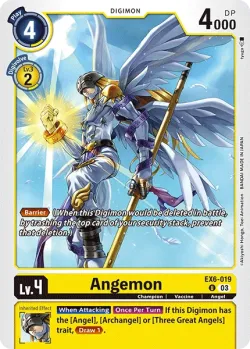 Angemon — EX-06: Theme Booster Infernal Ascension #EX6-019 · Digimon