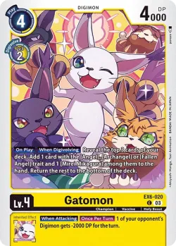 Gatomon — EX-06: Theme Booster Infernal Ascension #EX6-020 · Digimon