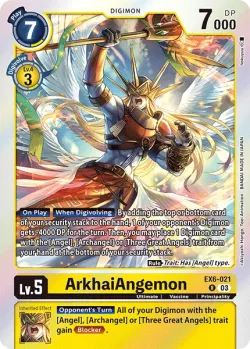 ArkhaiAngemon — EX-06: Theme Booster Infernal Ascension #EX6-021 · Digimon