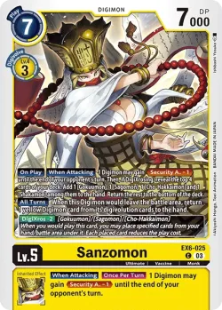Sanzomon 「EX6-025」「EN」