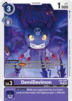 DemiDevimon 「EX6-046」「EN」
