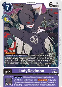 LadyDevimon 「EX6-053」「EN」
