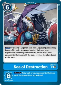 Sea of Destruction 「EX6-066」「EN」