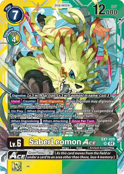SaberLeomon 「EX7-029」「EN」