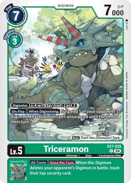 Triceramon 「EX7-035」「EN」