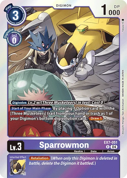 Sparrowmon 「EX7-051」「EN」