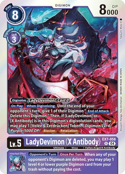 LadyDevimon (X Antibody) 「EX7-058」「EN」