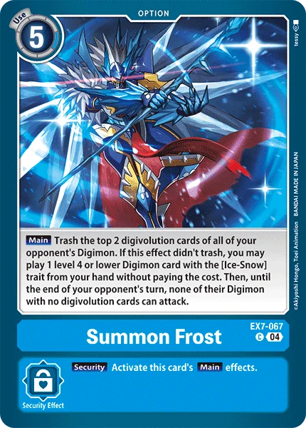 Summon Frost 「EX7-067」「EN」