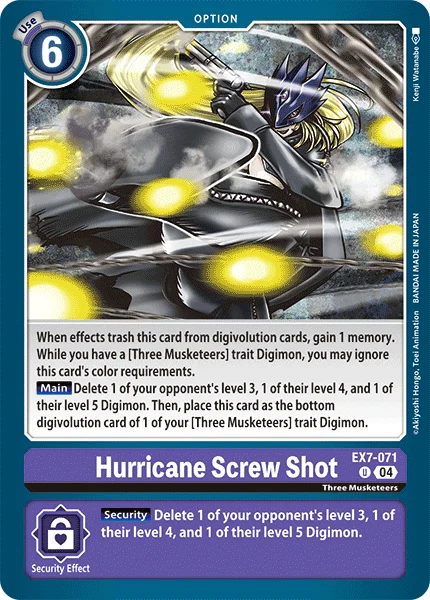 Hurricane Screw Shot 「EX7-071」「EN」