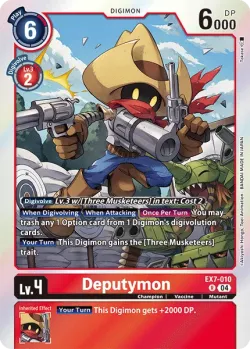 Deputymon — EX-07: Extra Booster Digimon Liberator #EX7-010 · Digimon