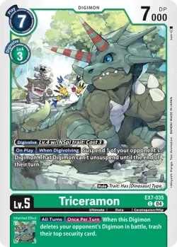 Triceramon 「EX7-035」「EN」