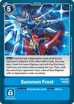 Summon Frost 「EX7-067」「EN」