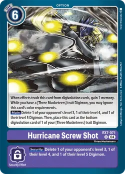 Hurricane Screw Shot 「EX7-071」「EN」