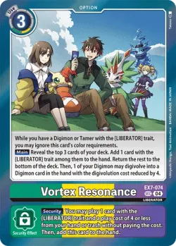 Vortex Resonance 「EX7-074」「EN」