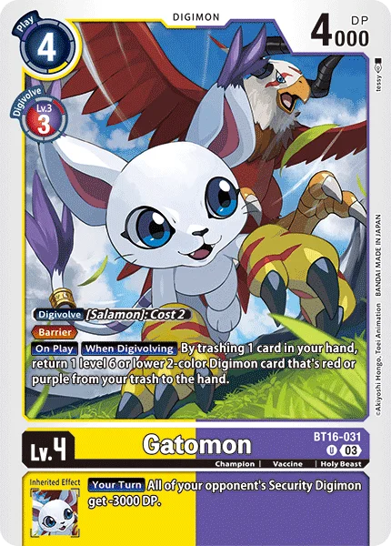 Gatomon 「BT16-031」「EN」
