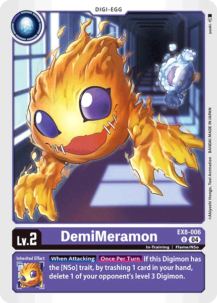 DemiMeramon 「EX8-006」「EN」