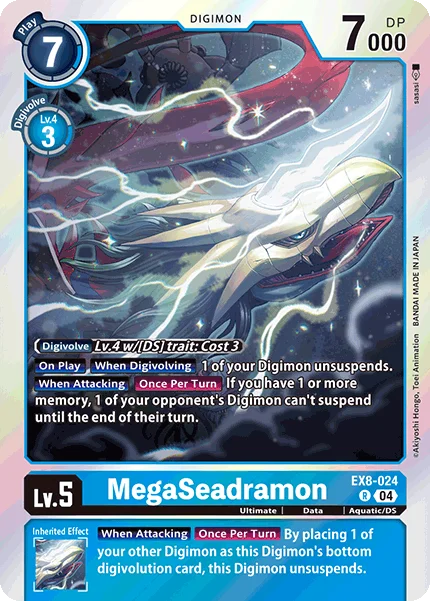 MegaSeadramon 「EX8-024」「EN」
