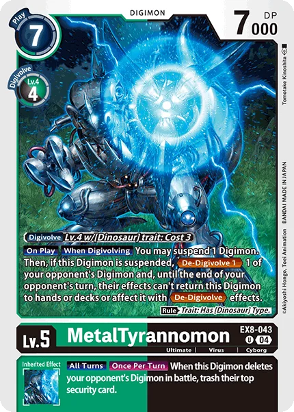 MetalTyrannomon 「EX8-043」「EN」