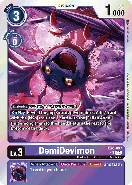 DemiDevimon 「EX8-057」「EN」