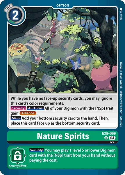 Nature Spirits 「EX8-069」「EN」