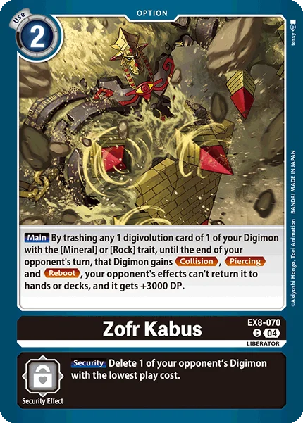 Zofr Kabus 「EX8-070」「EN」