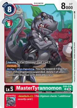 MasterTyrannomon 「EX8-014」「EN」