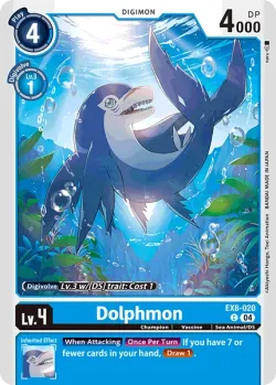 Dolphmon — EX-08: Extra Booster Chain of Liberation #EX8-020 · Digimon