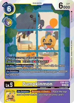 Pumpkinmon 「EX8-033」「EN」