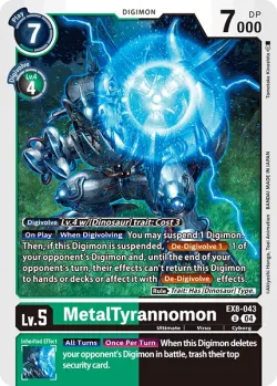 MetalTyrannomon 「EX8-043」「EN」