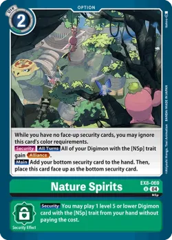 Nature Spirits 「EX8-069」「EN」
