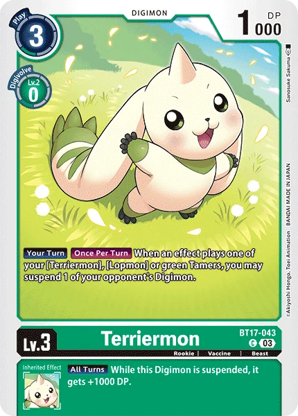 Terriermon 「BT17-043」「EN」