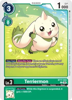 Terriermon 「BT17-043」「EN」