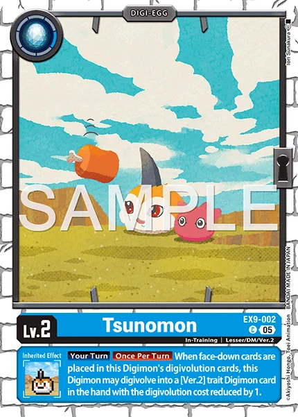 Tsunomon 「EX9-002」「EN」
