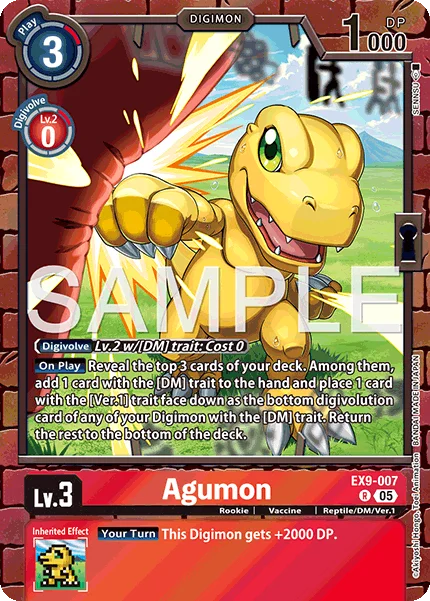 Agumon 「EX9-007」「EN」