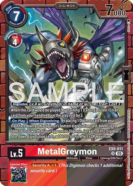 MetalGreymon 「EX9-011」「EN」
