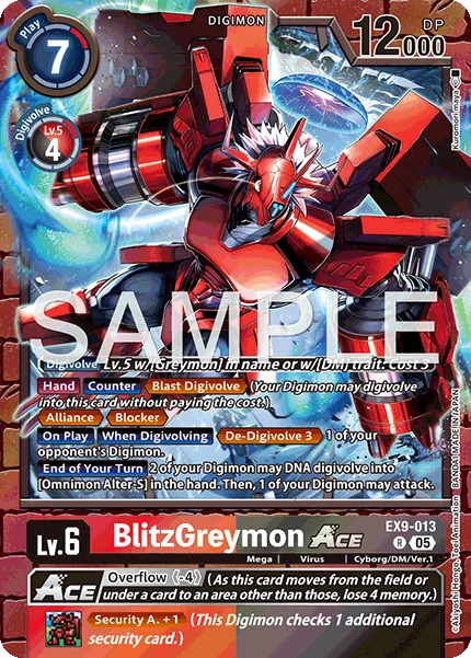 BlitzGreymon 「EX9-013」「EN」