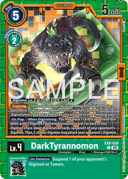 DarkTyrannomon 「EX9-039」「EN」