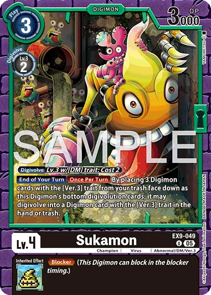 Sukamon 「EX9-049」「EN」