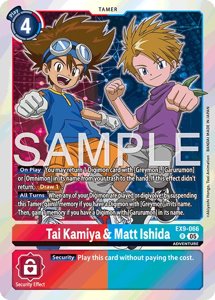 Tai Kamiya & Matt Ishida 「EX9-066」「EN」