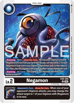 Negamon — EX-09: EXTRA BOOSTER VERSUS MONSTERS #EX9-005 · Digimon