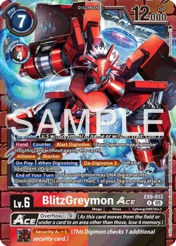 BlitzGreymon — EX-09: EXTRA BOOSTER VERSUS MONSTERS #EX9-013 · Digimon